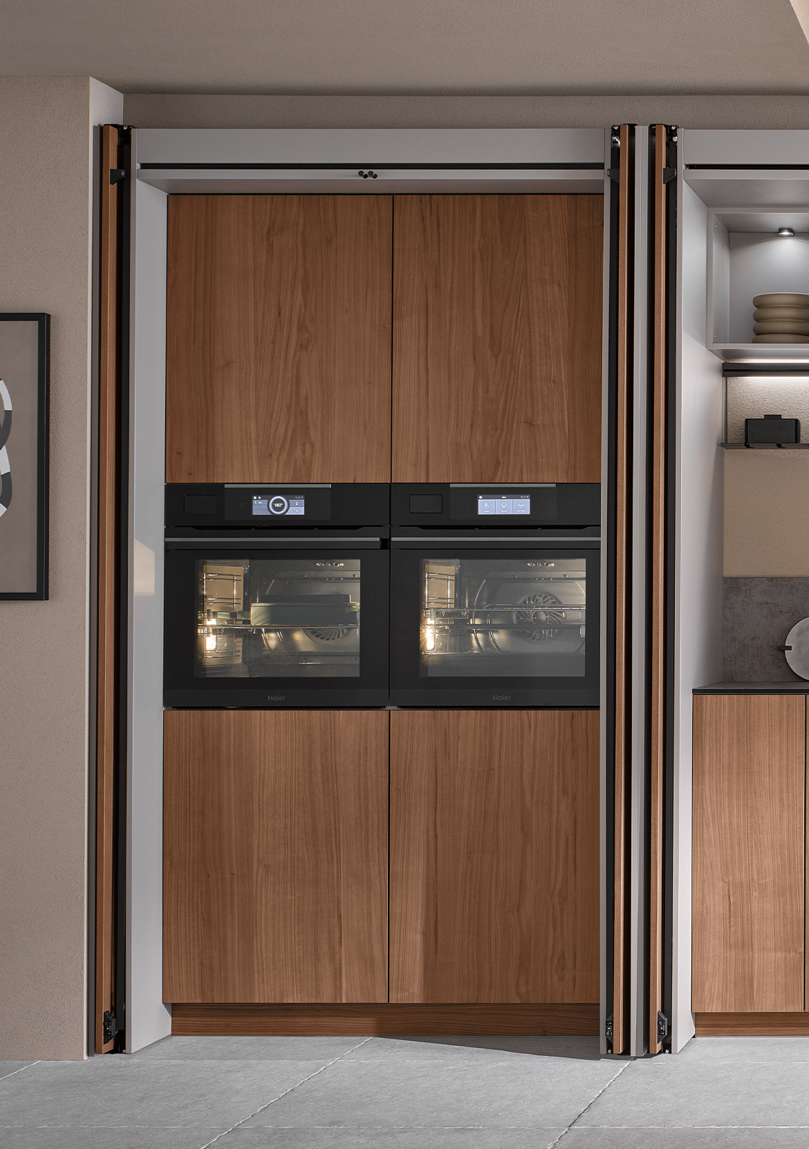 Designer oven met unieke glazen deur - Ben Scharenborg